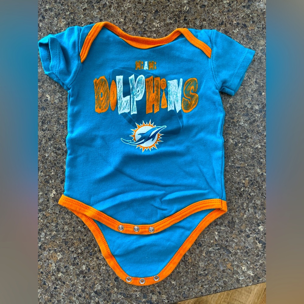 Baby NFL Miami Dolphins Onesie - 12M
